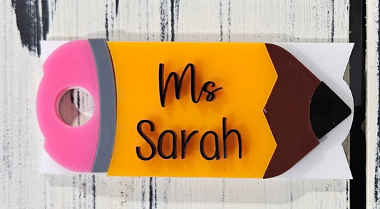 Personalized Tumbler tag, Stanley H2.0 Tumbler Name Plate, 40oz Tumbler Name Plate, 40oz Tumbler Plate Topper, Tumbler cup name teacher