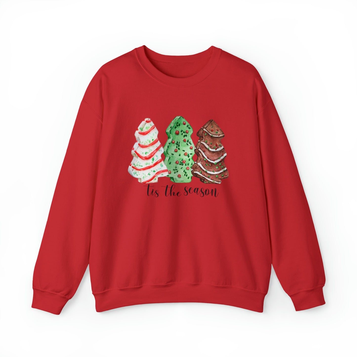 Christmas Tree Snack Cake Crewneck