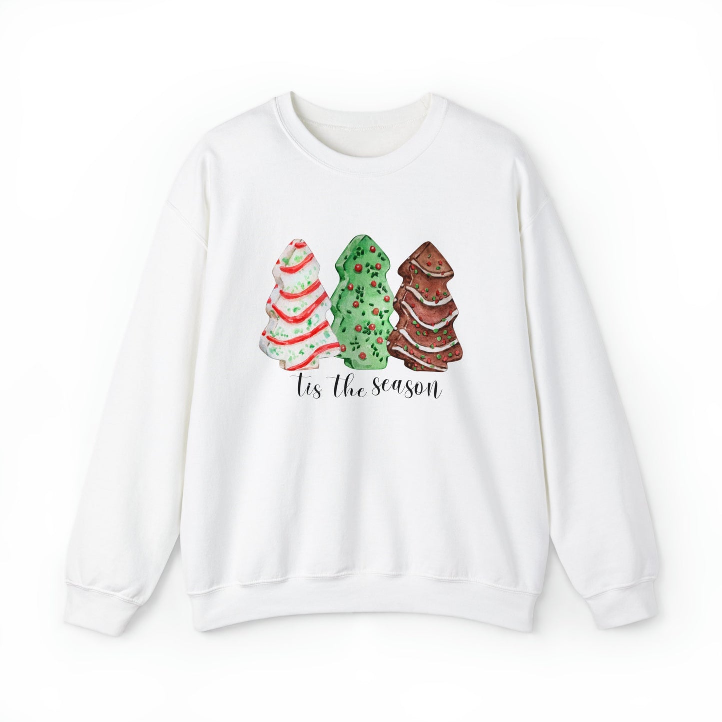 Christmas Tree Snack Cake Crewneck