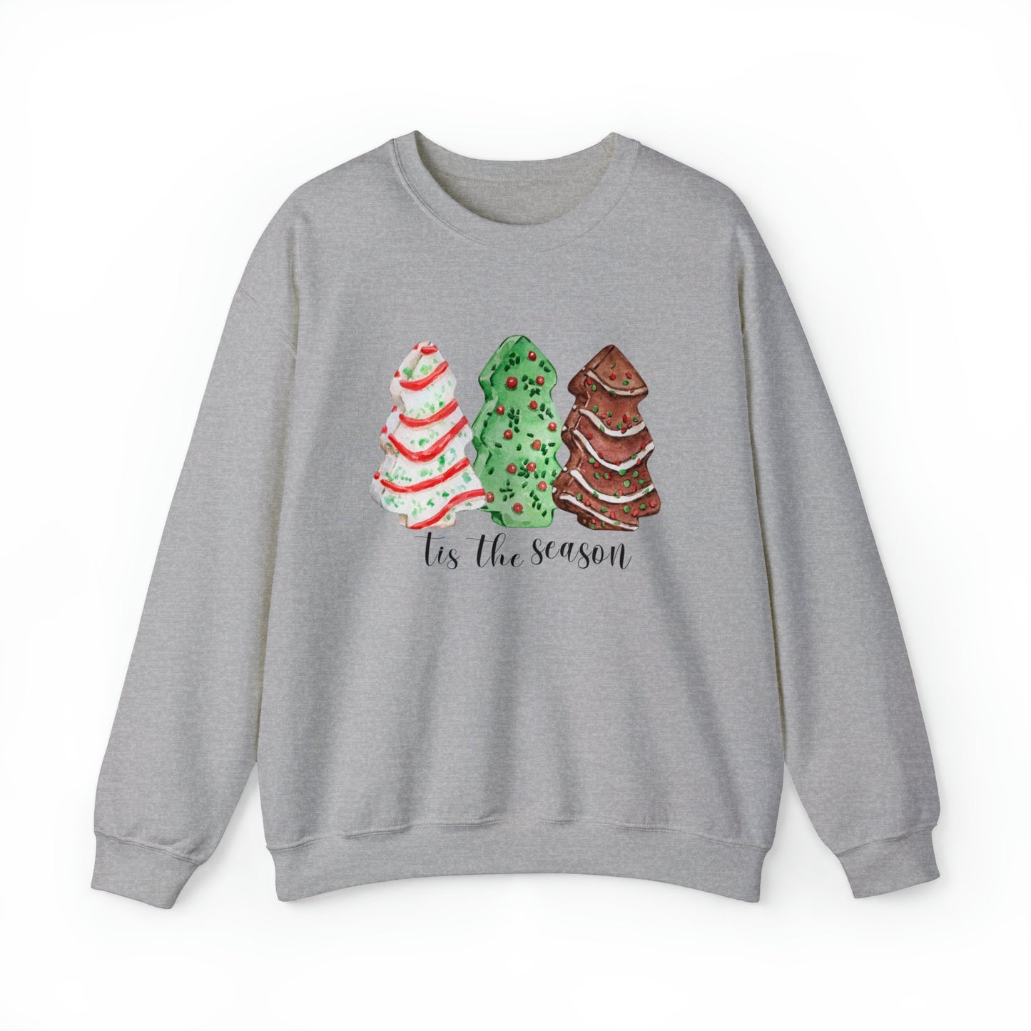 Christmas Tree Snack Cake Crewneck