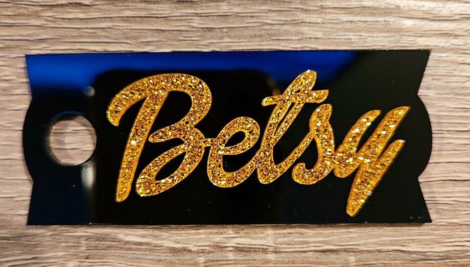 Personalized Acrylic Tumbler Name Plate, Stanley H2.0 + Dupes