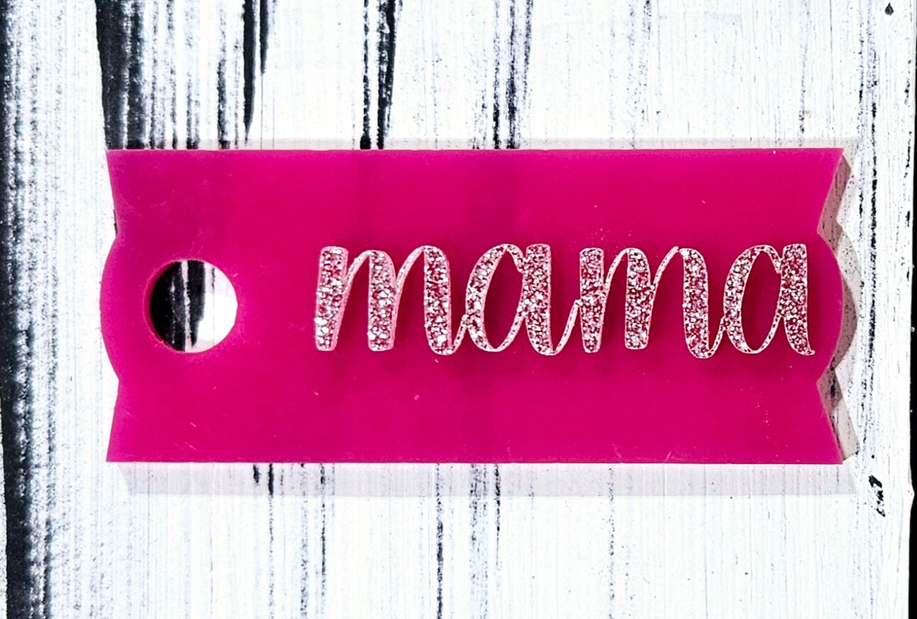 Personalized Acrylic Tumbler Name Plate, Stanley H2.0 + Dupes