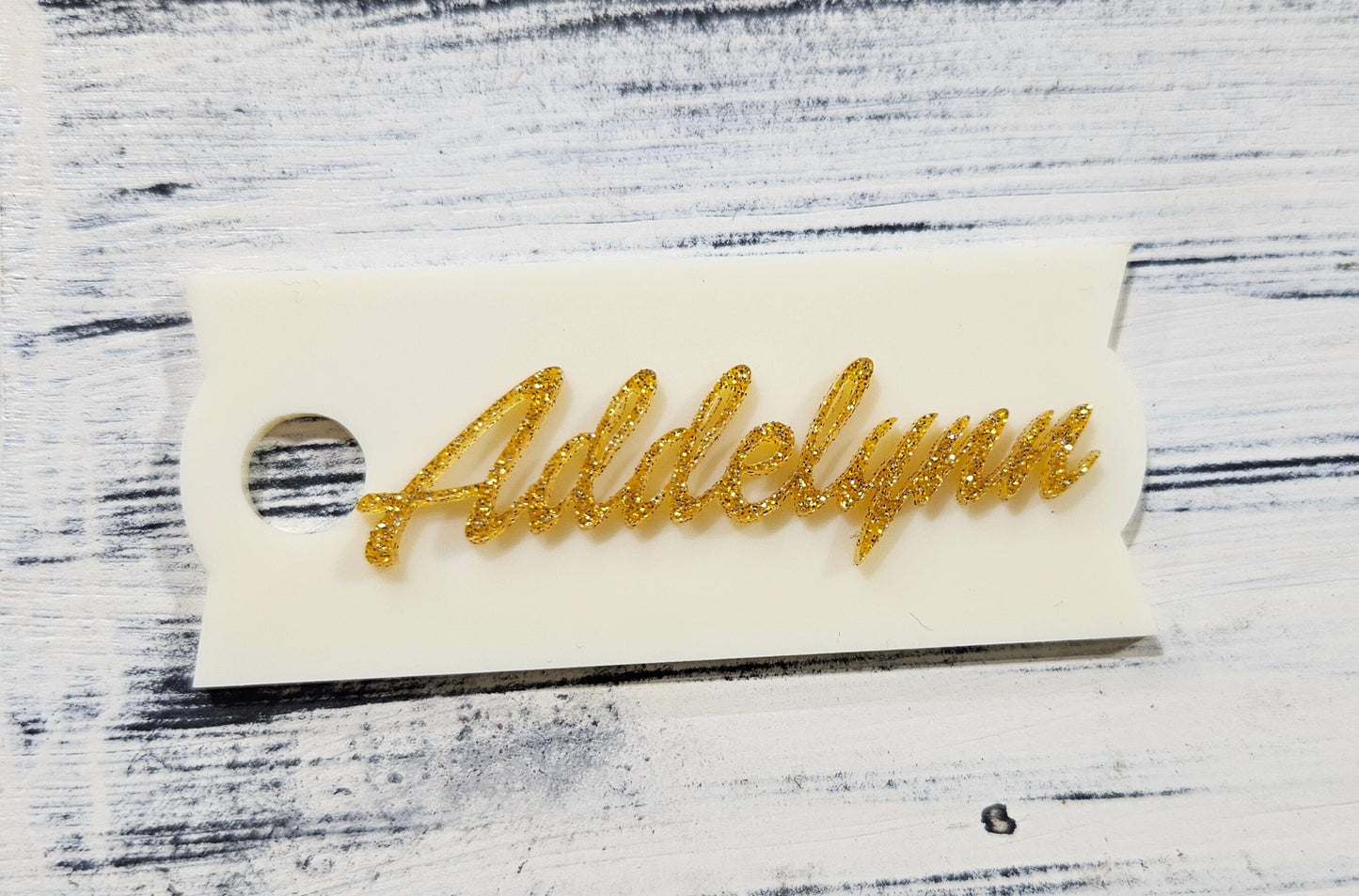 Personalized Acrylic Tumbler Name Plate, Stanley H2.0 + Dupes