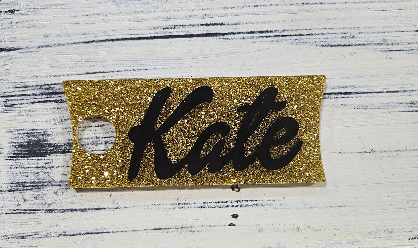 Personalized Acrylic Tumbler Name Plate, Stanley H2.0 + Dupes