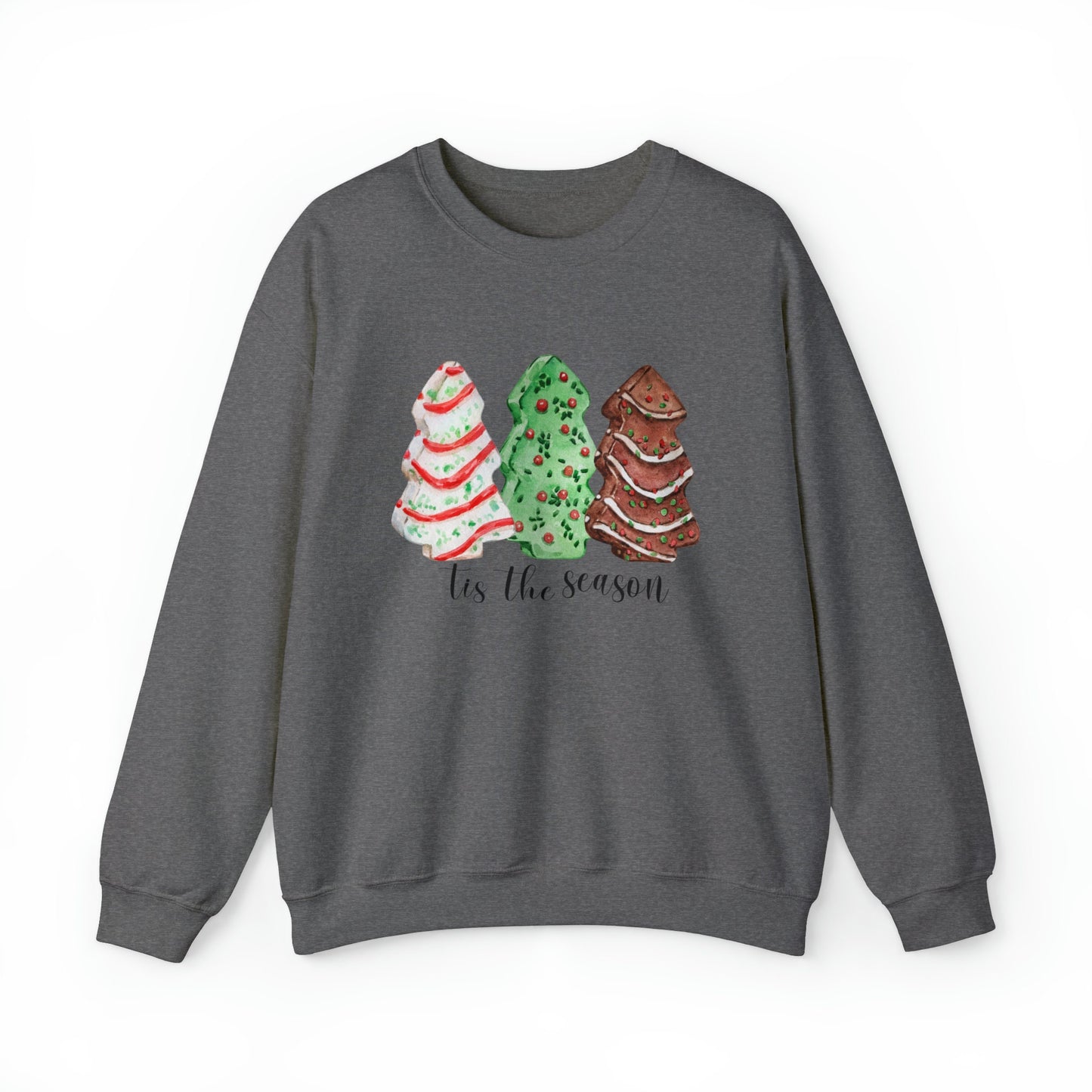 Christmas Tree Snack Cake Crewneck